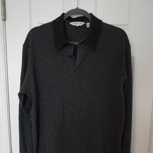 Orvis houndstooth sweater shirt